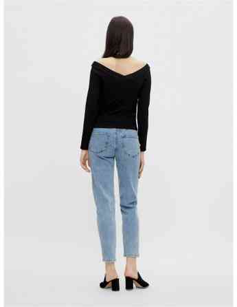 Pieces - PCMALIVA LS OFF SHOULDER V-NECK TOP NOS Tbilisi