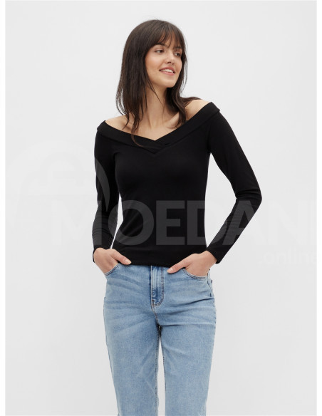 Pieces - PCMALIVA LS OFF SHOULDER V-NECK TOP NOS Tbilisi - photo 1