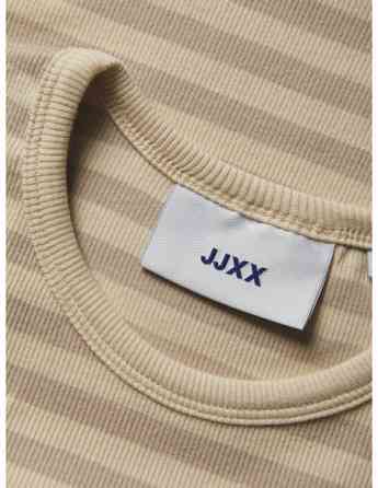 JJXX - JXFELINE STR LS STRIPE RIB TEE JRS NOOS Tbilisi