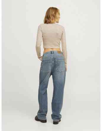 JJXX - JXFELINE STR LS STRIPE RIB TEE JRS NOOS Tbilisi