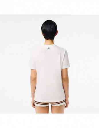 Lacoste - Vintage Print Soft Cotton Jersey T-shirt Tbilisi