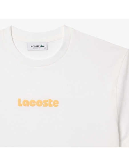 Lacoste - Vintage Print Soft Cotton Jersey T-shirt Tbilisi - photo 5