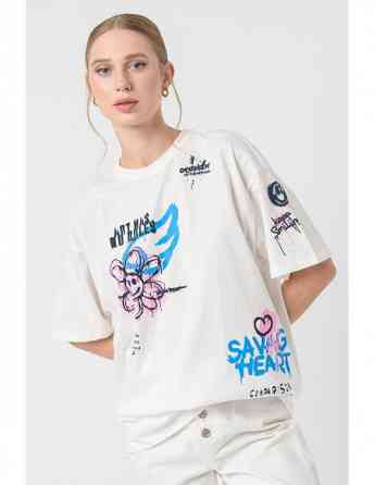 ONLY - ONLMELODIE LIFE S/S GRAFFITI TOP BOX JRS Tbilisi