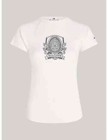 Tommy Hilfiger - SLIM RAGLAN CREST C-NK SS Tbilisi