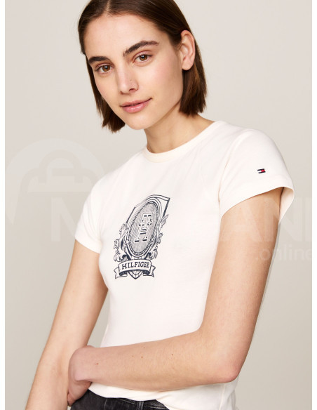 Tommy Hilfiger - SLIM RAGLAN CREST C-NK SS Тбилиси - изображение 3