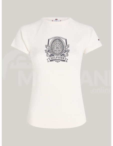 Tommy Hilfiger - SLIM RAGLAN CREST C-NK SS Тбилиси - изображение 5