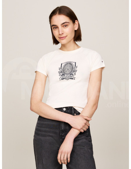 Tommy Hilfiger - SLIM RAGLAN CREST C-NK SS Тбилиси - изображение 1