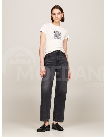 Tommy Hilfiger - SLIM RAGLAN CREST C-NK SS Тбилиси - изображение 4