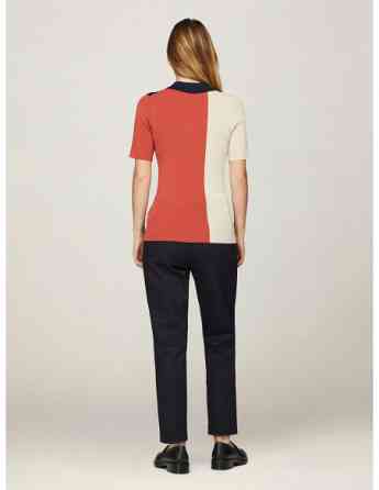 Tommy Hilfiger - RIB STRIPES POLO SS SWEATER Tbilisi