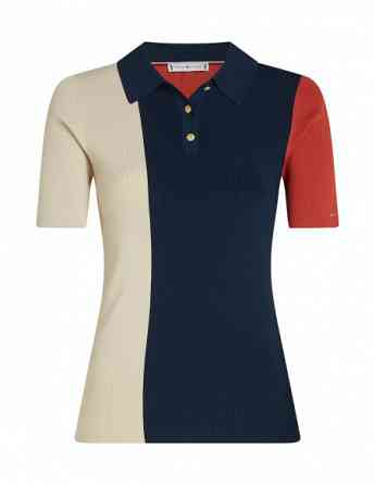 Tommy Hilfiger - RIB STRIPES POLO SS SWEATER Tbilisi
