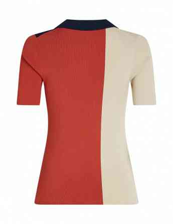 Tommy Hilfiger - RIB STRIPES POLO SS SWEATER Tbilisi