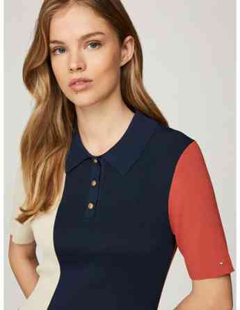 Tommy Hilfiger - RIB STRIPES POLO SS SWEATER Tbilisi