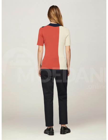 Tommy Hilfiger - RIB STRIPES POLO SS SWEATER Tbilisi - photo 2