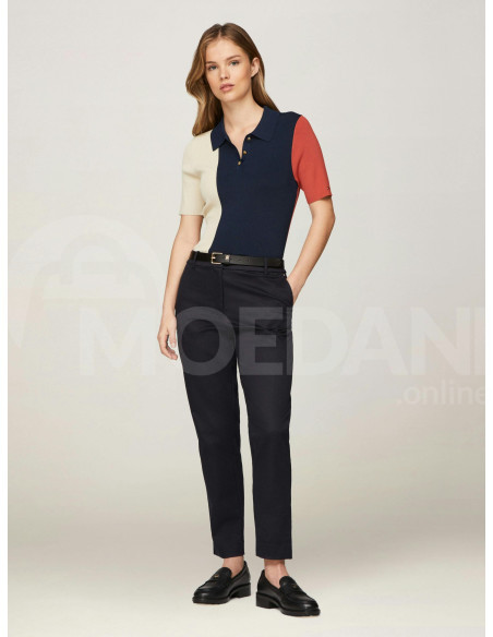 Tommy Hilfiger - RIB STRIPES POLO SS SWEATER Tbilisi - photo 4