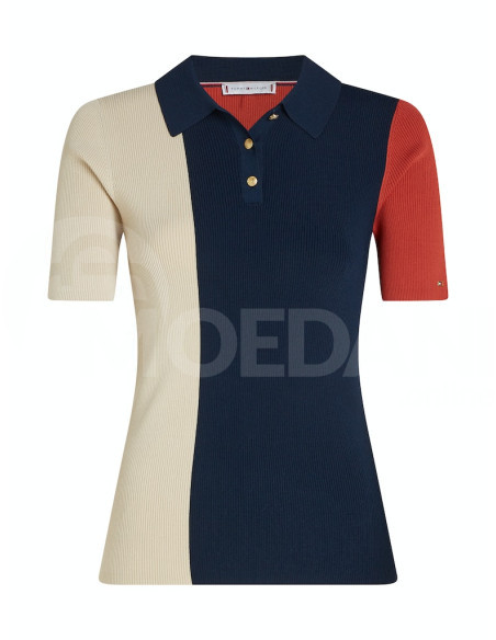 Tommy Hilfiger - RIB STRIPES POLO SS SWEATER Tbilisi - photo 5