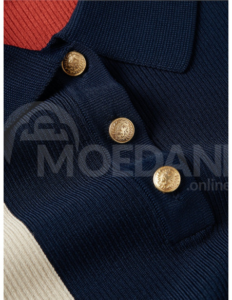 Tommy Hilfiger - RIB STRIPES POLO SS SWEATER Tbilisi - photo 7