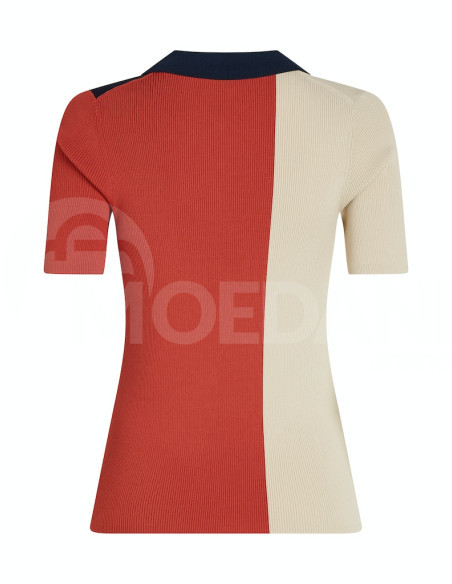 Tommy Hilfiger - RIB STRIPES POLO SS SWEATER Tbilisi - photo 6