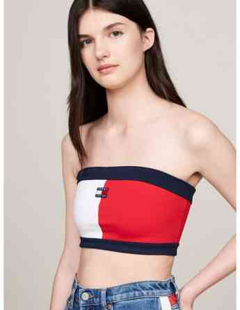 Tommy Jeans - TJW RWB BADGE TUBE TOP EXT Tbilisi