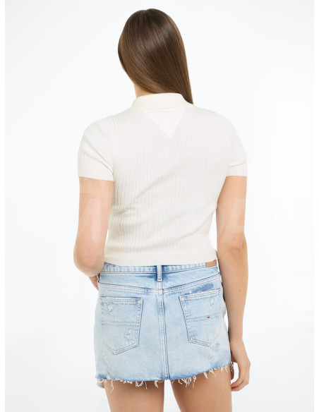 Tommy Jeans - TJW SS RIB SCRIPT POLO CARDIGAN Tbilisi - photo 2