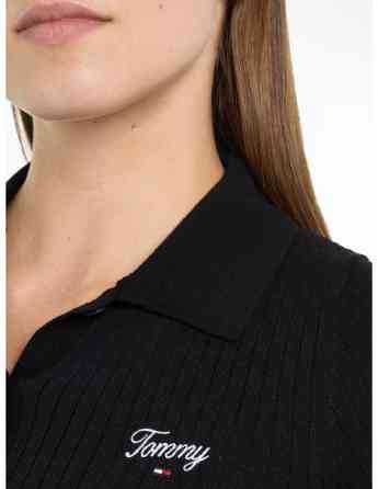 Tommy Jeans - TJW SS RIB SCRIPT POLO CARDIGAN Tbilisi