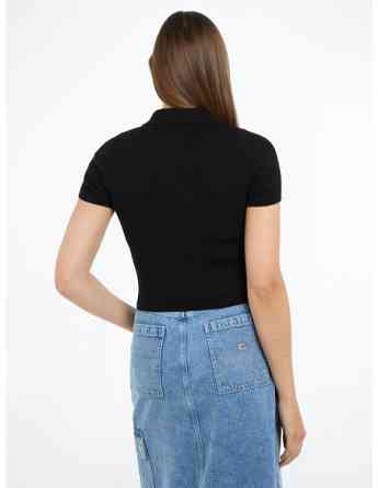 Tommy Jeans - TJW SS RIB SCRIPT POLO CARDIGAN Tbilisi