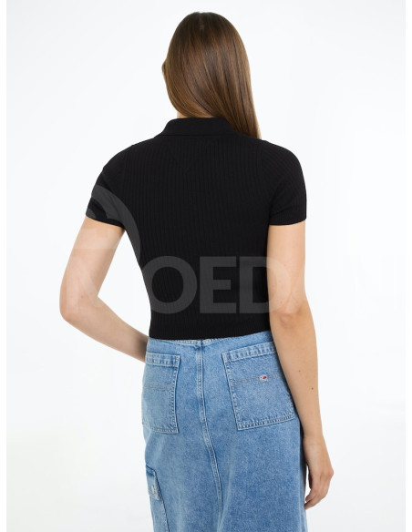 Tommy Jeans - TJW SS RIB SCRIPT POLO CARDIGAN Тбилиси - изображение 2