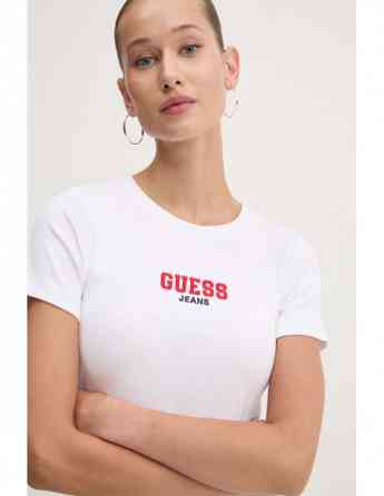 GUESS - GJ SS CN SLIM RIB EMB TEE Tbilisi
