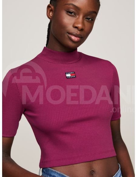 Tommy Jeans - TJW BADGE MOCK NECK TOP SS თბილისი - photo 5