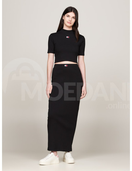 Tommy Jeans - TJW BADGE MOCK NECK TOP SS Тбилиси - изображение 3