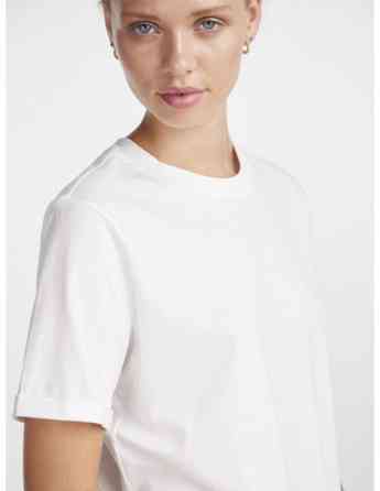 Pieces - PCRIA SS FOLD UP SOLID TEE NOOS BC Tbilisi