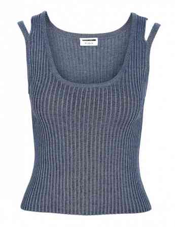 Noisy May - NMFRANCES S/L CUT OUT KNIT TOP Tbilisi