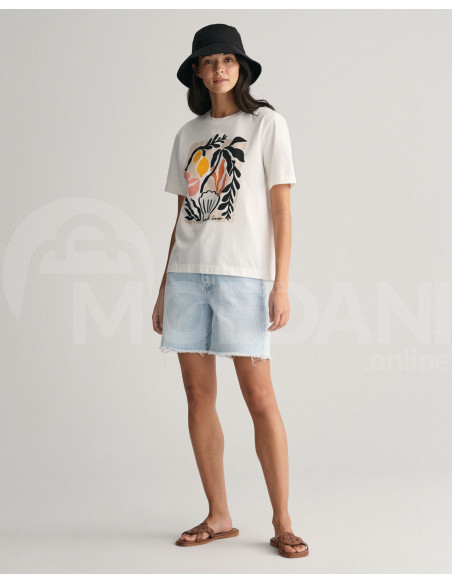 Gant - REL PALM PRINT SS T-SHIRT თბილისი - photo 4