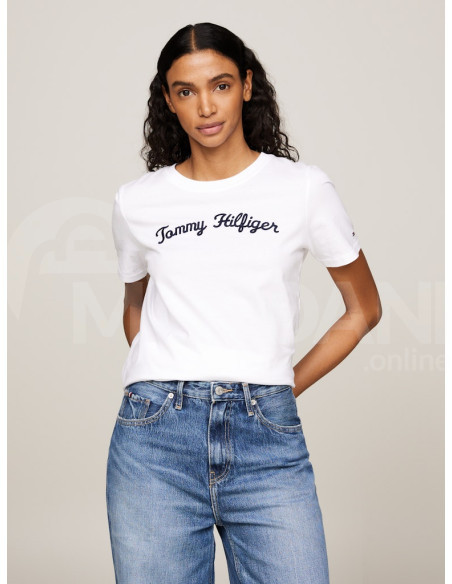 Tommy Hilfiger - REG SCRIPT C-NK SS Тбилиси - изображение 1