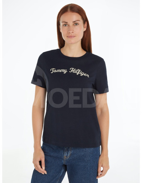Tommy Hilfiger - REG SCRIPT C-NK SS Тбилиси - изображение 1