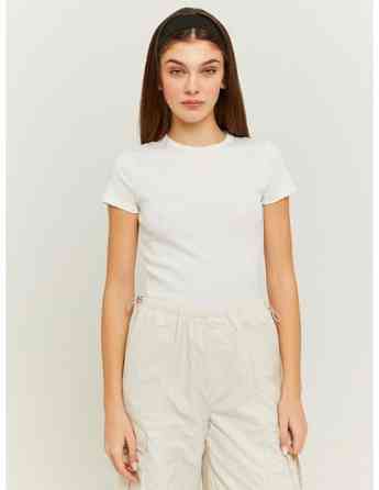 Tally Weijl - Knit Cotton T-Shirt Z2 თბილისი