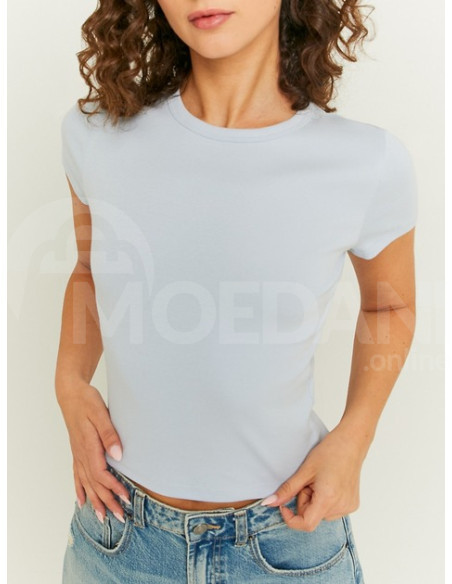 Tally Weijl - Knit Cotton T-Shirt Z2 Тбилиси - изображение 3