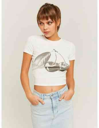 Tally Weijl - Knit Cotton T-Shirt AQ თბილისი