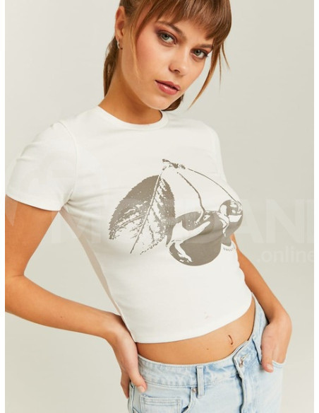 Tally Weijl - Knit Cotton T-Shirt AQ თბილისი - photo 3