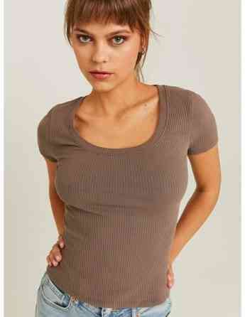 Tally Weijl - Knit Cotton T-Shirt HE თბილისი