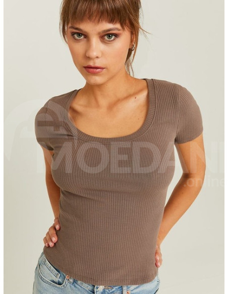 Tally Weijl - Knit Cotton T-Shirt HE თბილისი - photo 3
