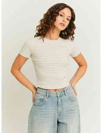 Tally Weijl - STRIPED CROPPED T-SHIRT თბილისი
