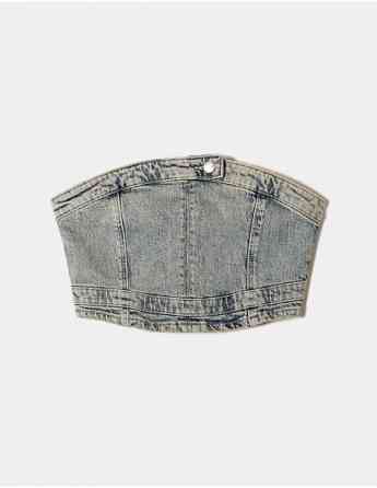Tally Weijl - WOMEN WOVEN DENIM TOP EHBL Тбилиси