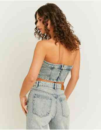 Tally Weijl - WOMEN WOVEN DENIM TOP EHBL Тбилиси