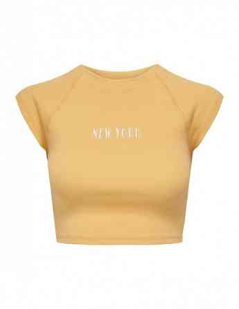 ONLY - ONLMARI S/S RIB PRINT TOP BOX JRS Тбилиси