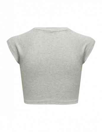 ONLY - ONLMARI S/S RIB PRINT TOP BOX JRS Тбилиси