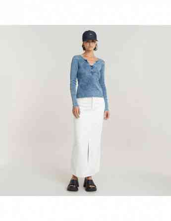 G-Star Raw - Deep v indigo henley slim l\s wmn Тбилиси