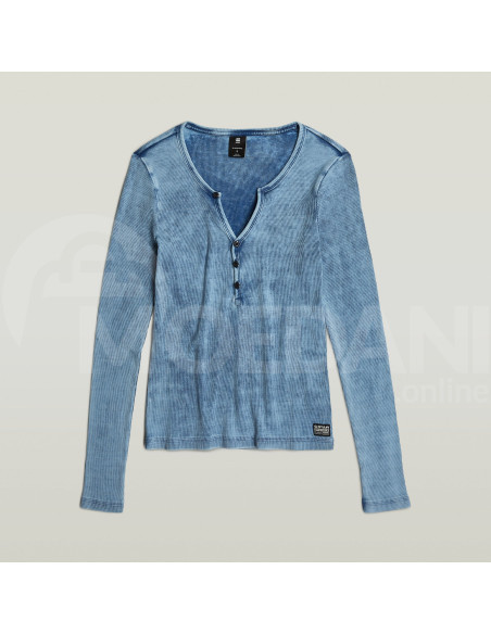 G-Star Raw - Deep v indigo henley slim l\s wmn Тбилиси - изображение 5