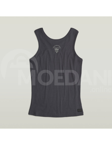 G-Star Raw - Racerback ribbed slim tank top wmn Тбилиси - изображение 5