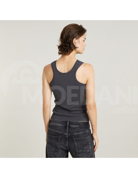 G-Star Raw - Racerback ribbed slim tank top wmn Тбилиси - изображение 2