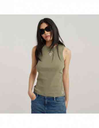 G-Star Raw - Racerback ribbed slim tank top wmn Тбилиси